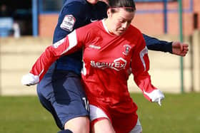 Goal scorer Natalie Shaw. Picture: Dave Paterson
