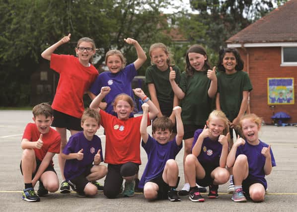 Pupils of Listerdale Primary School who took part in the recent sports day. 171256-3