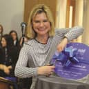 Justine Greening cuts the ribbon to officially open the school
