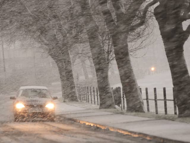 Forecasters are predicting snow for Friday and Saturday