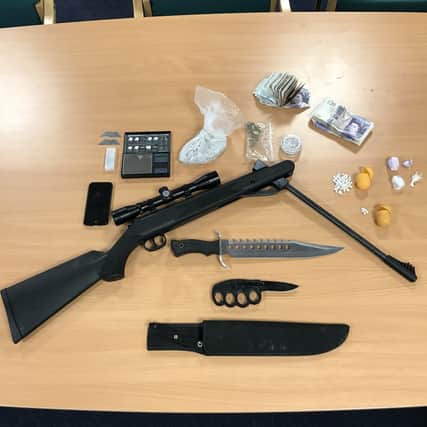 Items seized by police