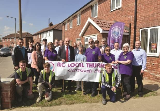 Members of Big Local Thurnscoe were joined at the event by MP John Healey, apprentices and representatives of Barnsley Community Build who carried out work at the properties and representatives of Barnsley Council's housing department, Local Trust and Big Lottery Fund. 180594