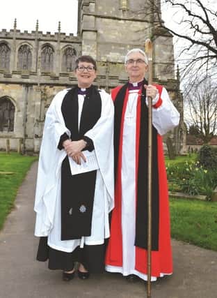 A service of welcome for the institution and induction of the Reverend Alison Earl in the Benefice of Tickhill with Stainton, which was led by the Bishop of Doncaster the Rt Revd Peter Burrows took place at St. Mary's Church recently. 180562-4