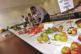 Entries at last year's Maltby Horticultural Show