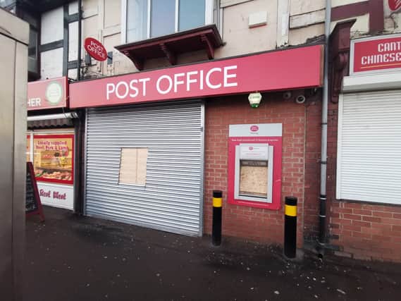 The cash machine at Houghton Road Post Office has been raided for a second time.