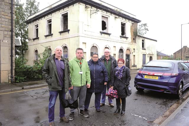 Pictured (from left to right), Bill Lawrence, Mexborough and District Heritage Society, Cllr Sean Gibbons, Cllr Bev Chapman, Cllr Andy Pickering and Margaret Roper, Mexborough and District Heritage Society. 191300-4