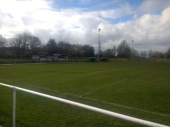 Deserted...the scene at Swallowest FC on Saturday after the postponement of their fixture against North Ferriby.