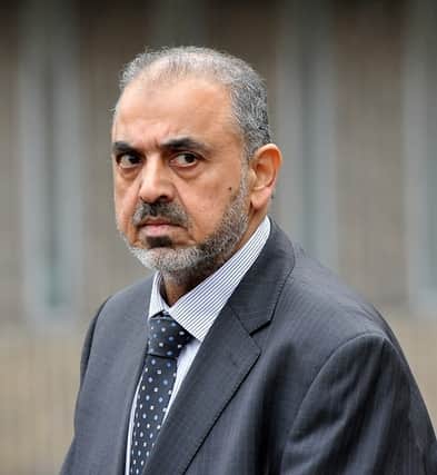 Nazir Ahmed arriving at an earlier hearing