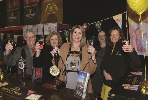 The Mayor of Rotherham Cllr Lyndsay Pitchley and her Consort Alex Armitage launched the Rotherham Real Ale and Music Festival at Magna