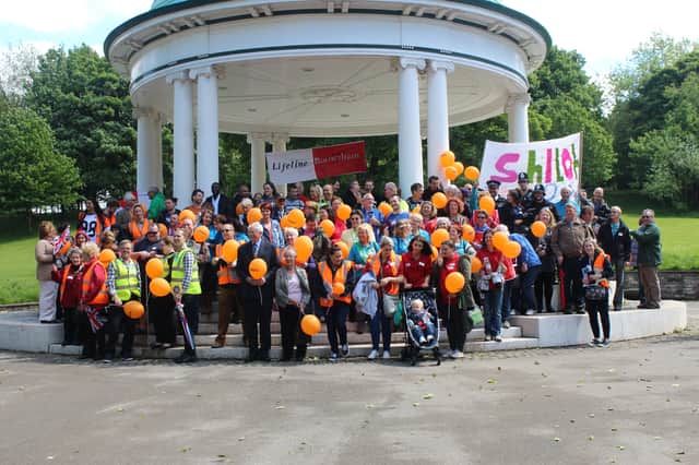 Volunteers pictured at last year's event