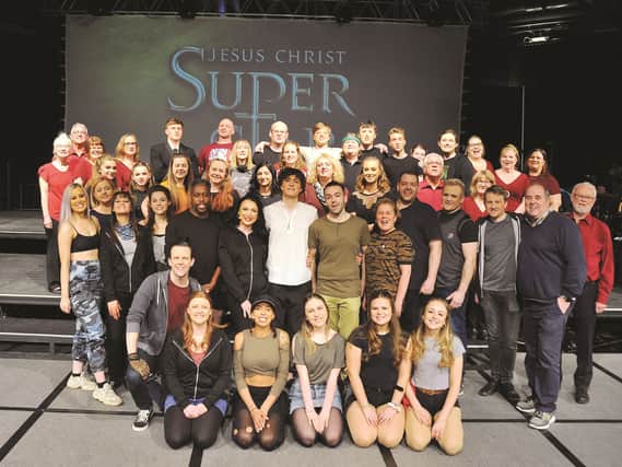 The cast of Jesus Christ Superstar