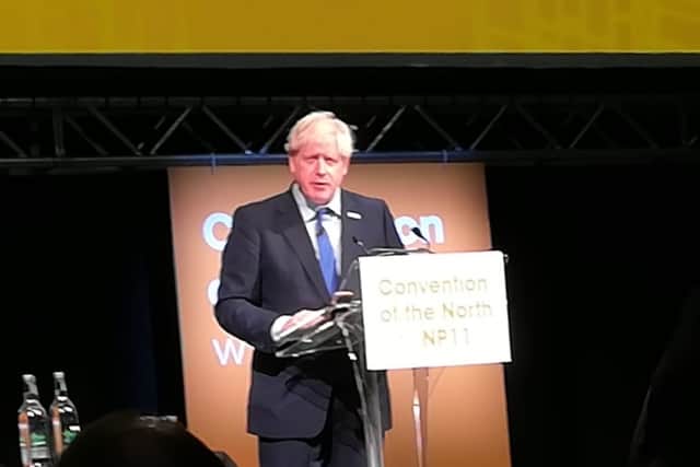 The PM speaking at today's Magna conference