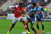 Matt Olosunde in action against Wycombe