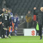 Paul Warne after the final whistle against MK Dons