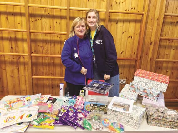 Suzanne Nettleton (left) with Phoebe Marriott, events assistant at Sheffield Children’s Hospital Charity.