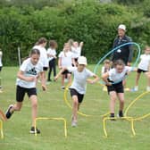 Redscope Primary School hosted a Rotherham Varsity Day recently, which saw pupils from the school competing in sports events with their fellow academy schools Aston Greenlands and Thorpe Hesley Primary. (Photo Credit: Kerrie Beddows)