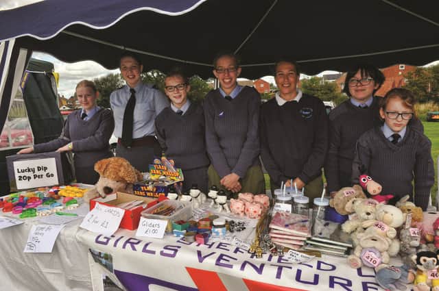 Members of the Sheffield and Rotherham Girls Venture Corps at Aston Carnival earlier this year