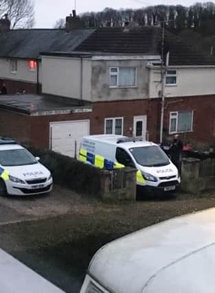 Police officers raided a house in Maltby last week
