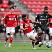Freddie Ladapo in action at Bristol City. Picture by Jim Brailsford