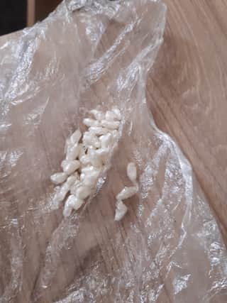 Suspected class A drugs seized in the town centre raid