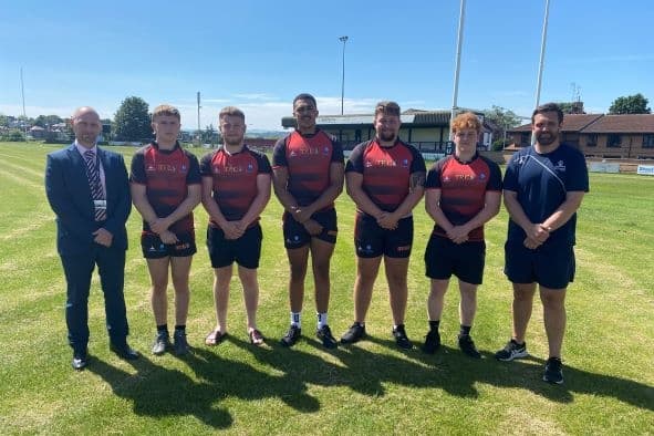 Martin Jenkinson Rotherham Rugby Club Rotherham's sporty teenagers given chance to combine rugby and studies