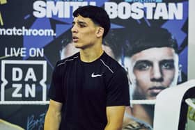 Junaid Bostain ahead of his upcoming fight on July 1 in Sheffield. Picture by MARK ROBINSON, MATCHROOM.