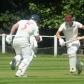 Jim Morgan and James Stuart in action for Tickhill against Appleby Frodingham. Picture by KERRIE BEDDOWS