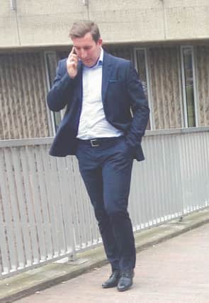 Alan Stubbs outside Sheffield Magistrates Court on Wednesday