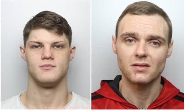 Nathan Fensome (left) and Barry Plant.