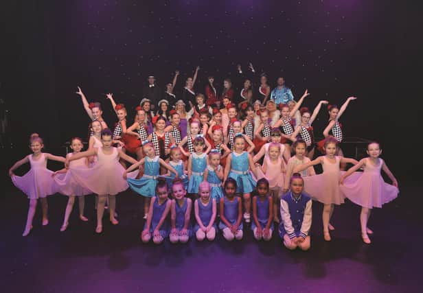 The cast of Moorgate Dance Academy's 'Babes of Jazz' which was staged at Rotherham Civic Theatre recently. 190141