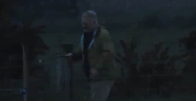 This man was seen acting suspiciously at the Old Moor nature reserve