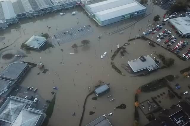 Aerial shot of Parkgate Shopping. Picture: Rapid Skips