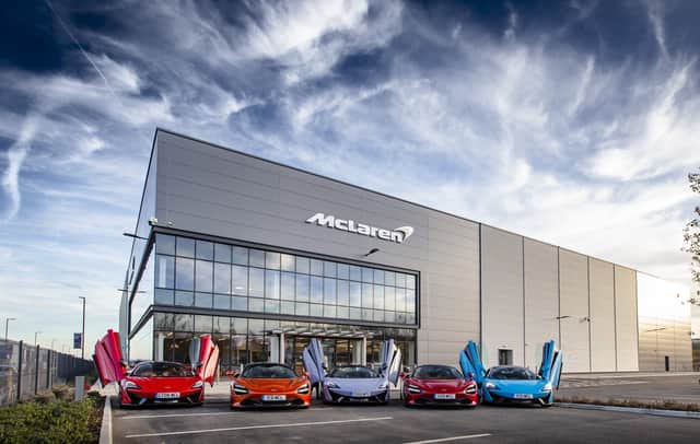 McLaren factory in Rotherham