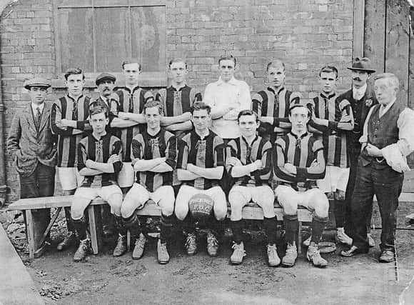 The Steel Peech and Tozer team (Phoenix FC) in 1917.