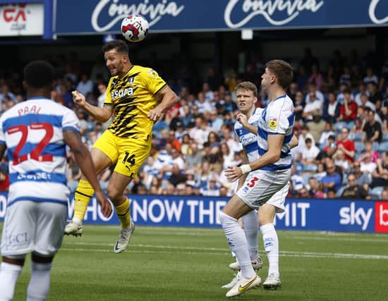 Conor Washington in action for the Millers against QPR. Picture by Jim Brailsford
