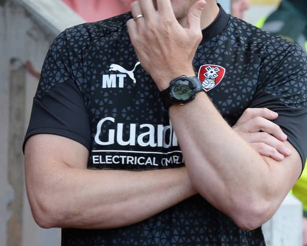 Rotherham United manager Matt Taylor. Picture: Kerrie Beddows