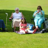 Enjoying a picnic in the sunshine at Clifton Park last year were Amy Morton, her grandmother Jaqui Morton (right) and great grandparents Raymond and Sylvia Rhodes. 161395-1