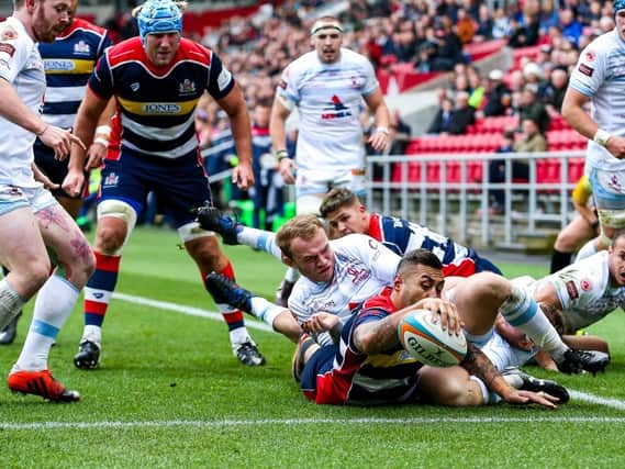 Action from Saturday's beating at Ashton Gate. Picture courtesy Bristol Rugby.