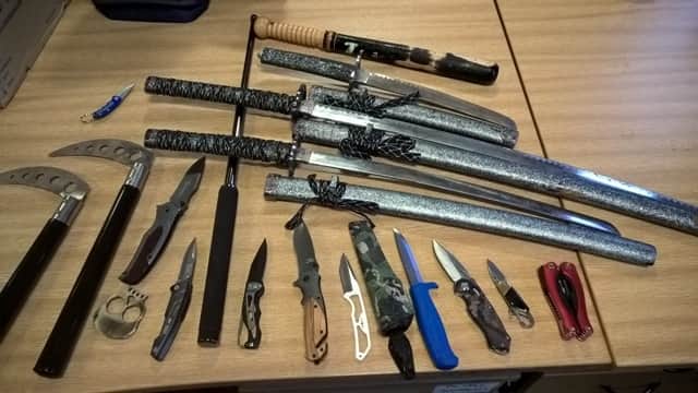 Knives found in Doncaster