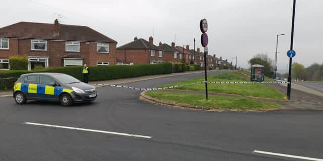 A police cordon was in place in Whiston this morning