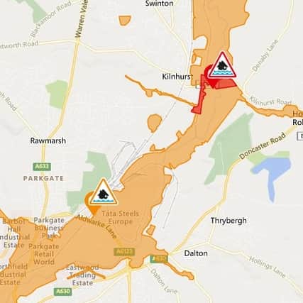 Flood warnings this morning for Rotherham