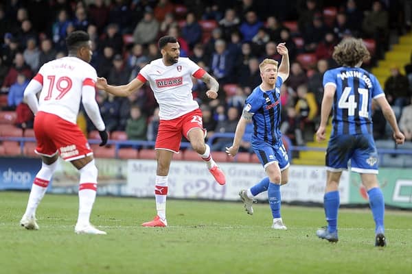 Curtis Tilt makes his sole Rotherham appearance