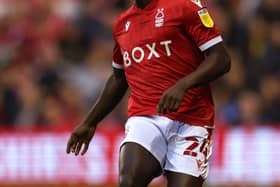 Jordi Osei-Tutu during a previous loan spell at Nottingham Forest