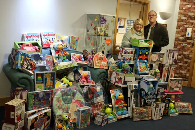 Paul and Michelle Tomkins bring a treasure trove of toys to Bluebell Wood