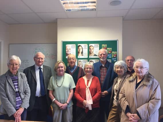 Dr Billings (second left) with Rotherham Samaritans