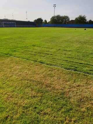 The pitch at Farsley Celtic