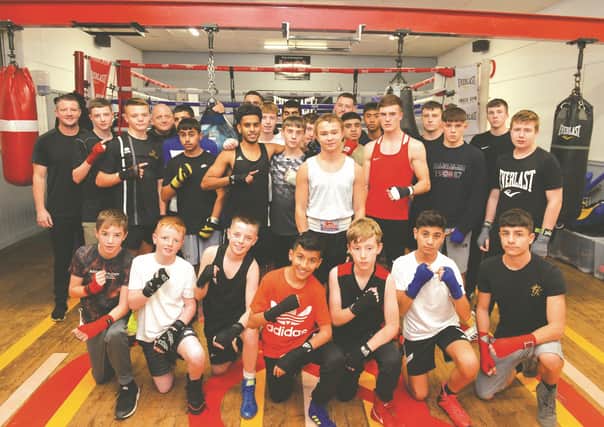 Young boxers from the Ingle Gym.