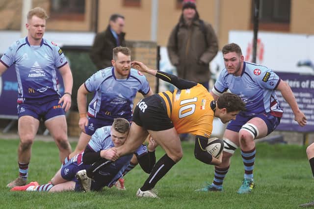 Action from last week's clash with Chinnor.
