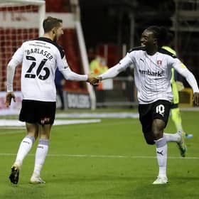 Penalty joy for the Millers. Pictures by James Brailsford