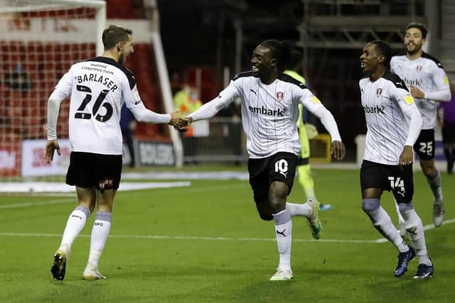 Penalty joy for the Millers. Pictures by James Brailsford